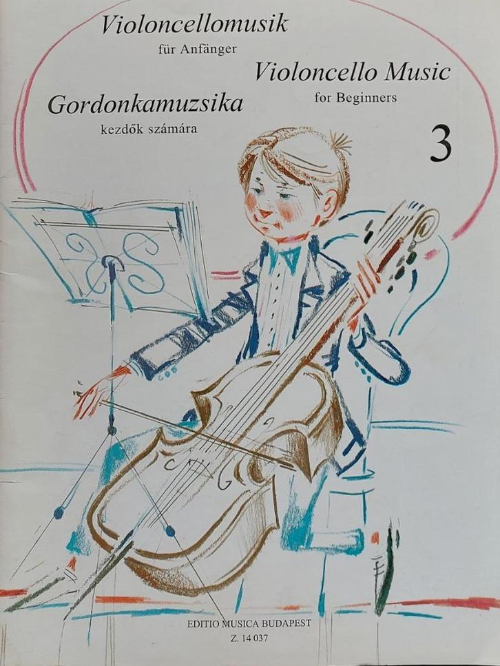 Violoncello Music for beginners (3), Muziek en Instrumenten, Bladmuziek, Gebruikt, Artiest of Componist, Klassiek, Cello, Ophalen of Verzenden