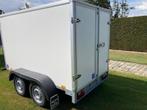 Gesloten aanhangwagen dubbelas 750kg (2,5x1,5x1,5m), Ophalen, Zo goed als nieuw