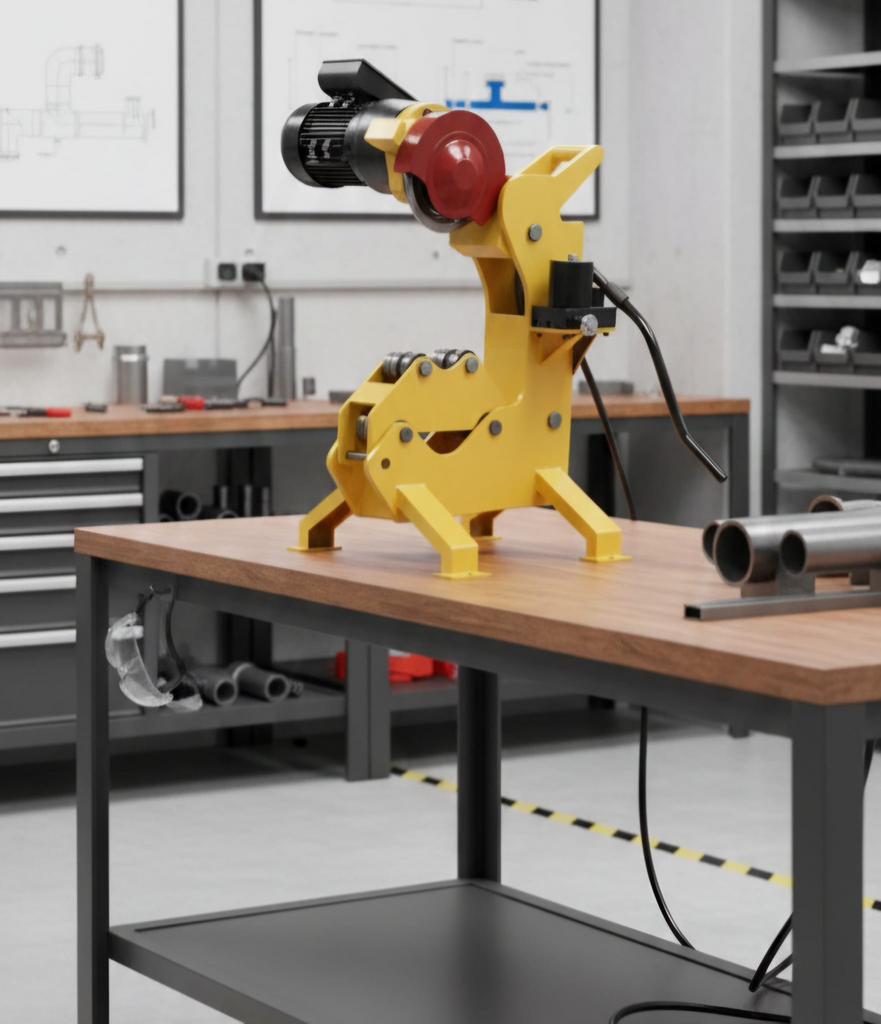 Ridgid 258 XL coupe-tube électrique, Doe-het-zelf en Bouw, Gereedschap | Zaagmachines, Zo goed als nieuw, Ophalen