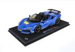 BBR 1:18 Ferrari SF90xx Spider Azzurro Dino et jaune, Enlèvement ou Envoi, Neuf, Voiture