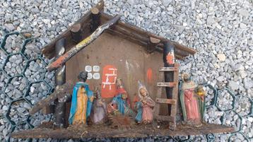 Crèche de Noël vintage., Divers, Enlèvement, Utilisé