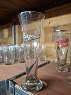 Oud email bierglas bergenbier, Ophalen of Verzenden