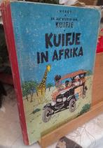 kuifje in Afrika met linnen rug Hardcover copyright 1947, Eén stripboek, Ophalen of Verzenden, Gelezen, Herge