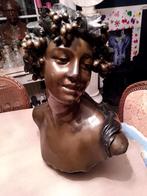 Statue en plâtre bronzé signée,Jef Lambeaux,,, Antiquités & Art, Art | Sculptures & Bois, Enlèvement