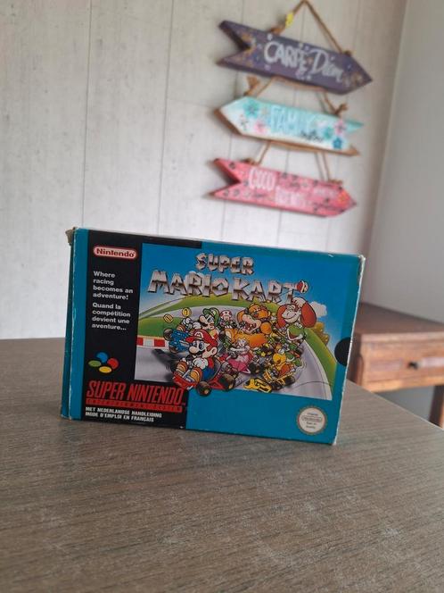 Super Mario Kart (SNES) | Retro klassieker!, Games en Spelcomputers, Games | Nintendo Super NES, Zo goed als nieuw, Ophalen of Verzenden