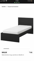 Ikea malm bed, Comme neuf, Enlèvement, 180 cm ou plus, 85 à 100 cm