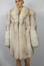 manteau en fourrure de renard bleu, Kleding | Dames, Gedragen, Maat 42/44 (L), Ophalen of Verzenden, Wit