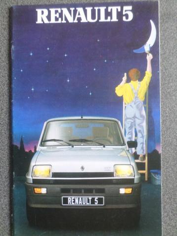 Renault 5 & TL & GTL & TS & Alpine Brochure beschikbaar voor biedingen