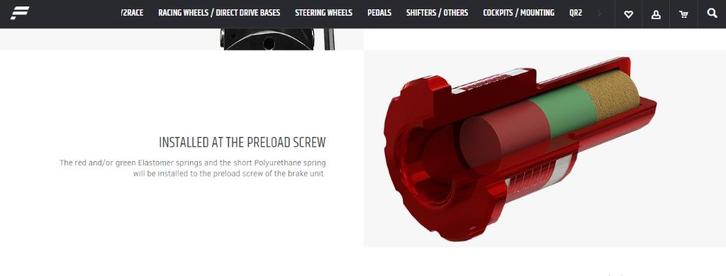 Brake Performance Kit voor  Fanatec ClubSport Pedals V3, Computers en Software, Joysticks, Zo goed als nieuw, Ophalen of Verzenden