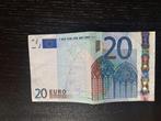 2002 Spanje 20 euro oude type Trichet printcode M019, Postzegels en Munten, Verzenden, Spanje, 20 euro, Los biljet
