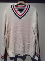Tommy Hilfiger - College Sweater - Size M - Gebroken Wit, Vêtements | Hommes, Pulls & Vestes, Comme neuf, Taille 48/50 (M), Autres couleurs