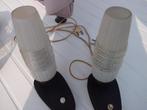 PAIRE DE LAMPES DE CHEVETS ANNEE 60 VINTAGE, Utilisé, Enlèvement ou Envoi, Autres matériaux
