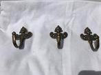 3 patères en laiton, Antiquités & Art, Enlèvement
