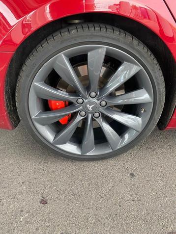 Pneus Tesla Model S 21 pouces (245/35) avec jantes à turbine, 245 mm, Véhicule de tourisme, Pneus été, 21 pouces