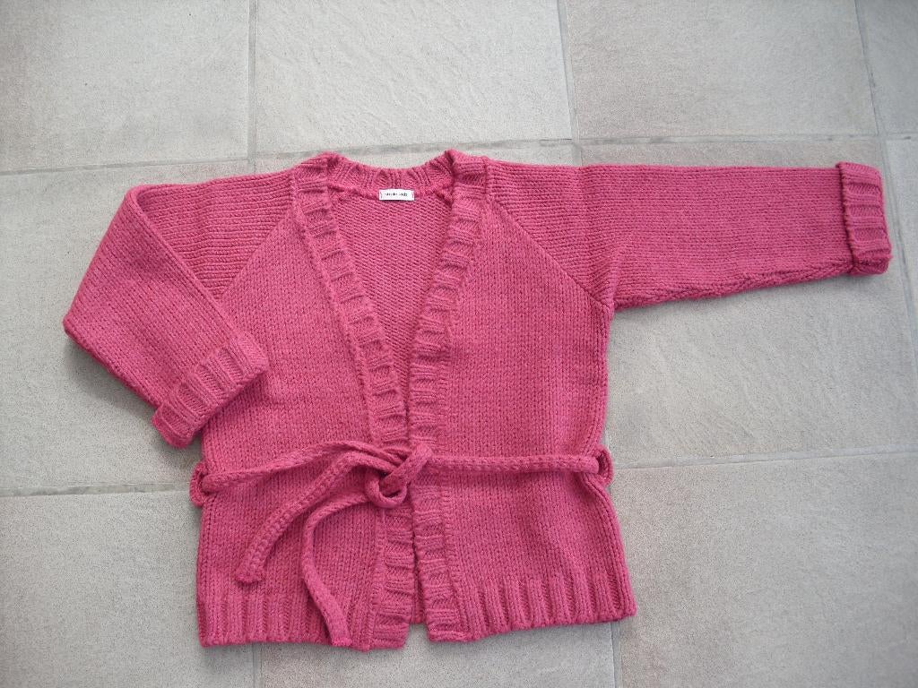 Simple kids fuchsia vest 8 jaar, Kinderen en Baby's, Meisje, Ophalen of Verzenden, Zo goed als nieuw, Simple kids
