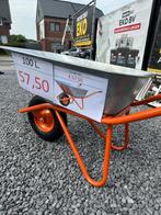 Kruiwagen 100l, Tuin en Terras, Kruiwagens, Ophalen of Verzenden, Nieuw, Handmatig, Eenwielig