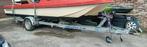 Sunway 1350 kg rolaanhangwagen, Watersport en Boten, Boottrailers, Ophalen, Minder dan 1500 kg, Sloepentrailer, Zo goed als nieuw