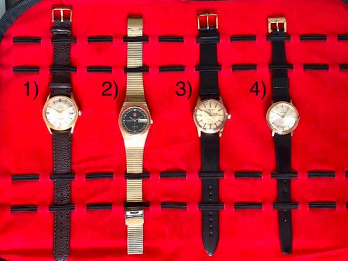 Vintage swiss uuren (Omega, Rado, B&M, etc), Handtassen en Accessoires, Horloges | Antiek, Polshorloge, Omega, Goud, Met bandje