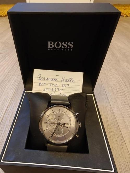 Hugo Boss Architectural Quartz Horloge (1513570), Handtassen en Accessoires, Horloges | Heren, Gebruikt, Polshorloge, Overige merken