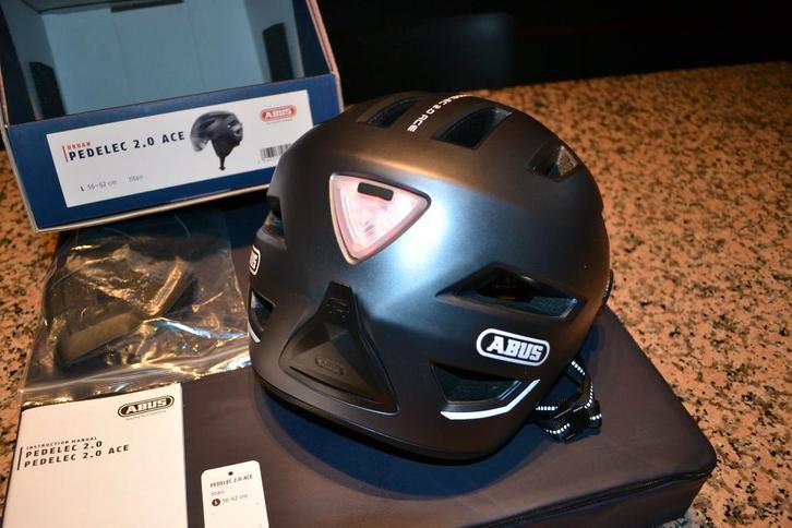 speedelec  fietshelm  ABUS 2.0 ACE  TITAN  Large, Fietsen en Brommers, Elektrische fietsen, Nieuw, Ophalen of Verzenden