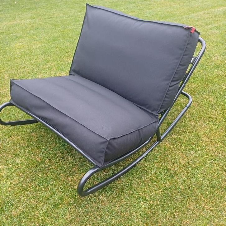 FATBOY Rock 'n Roll Schommelstoel, incl. kussen, Huis en Inrichting, Zitzakken, Zwart, Ophalen