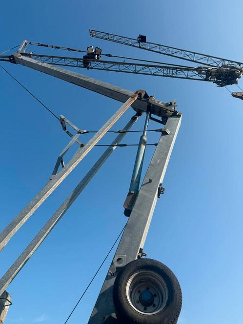 Bouwkraan Vicario 24m te koop, Doe-het-zelf en Bouw, Metalen, Gebruikt, IJzer, Ophalen