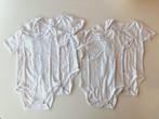 Body's van Schiesser maat 86 cm korte mouw unisex wit-grijs, Kinderen en Baby's, Babykleding | Maat 86, Nacht- of Onderkleding