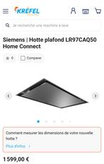 Siemens LR 97CAQ 50 Hotte groupe aspirant, Electroménager, Neuf, 600 à 800 m³/h, Moteur, Encastré