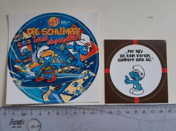 Autocollants Schtroumpfs Peyo, Enlèvement ou Envoi, Comme neuf, Bande dessinée ou Dessin animé