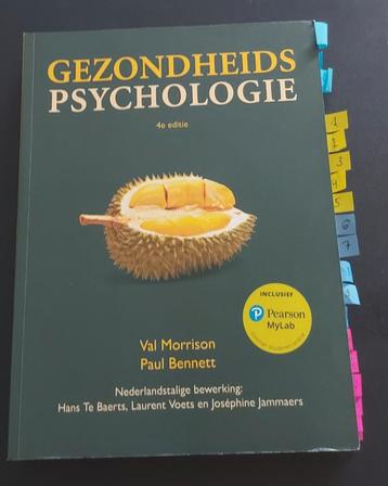 Paul Bennett - Gezondheidspsychologie 4de editie beschikbaar voor biedingen