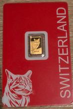 Lingot 1gr or Switzerland chat, Timbres & Monnaies, Enlèvement ou Envoi, Or