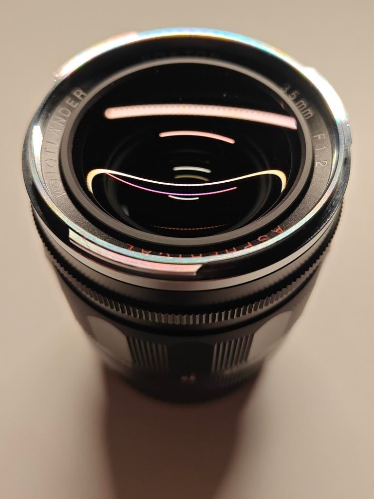 Voigtlander 35mm F1.2 V2 + LH-8 lenskap M-mount, Enlèvement, Comme neuf, Lentille standard