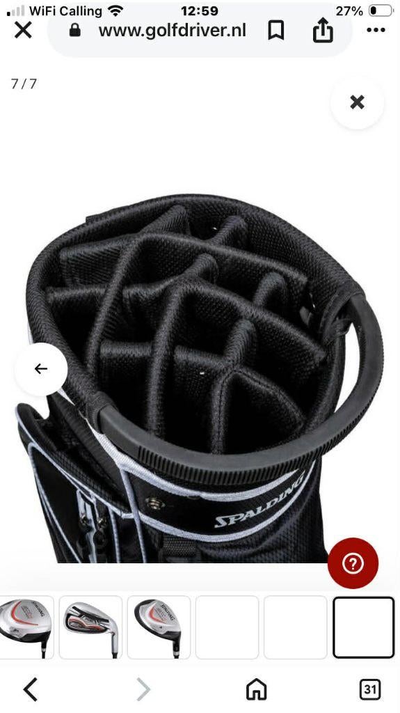 Golfset met trolley, Sport en Fitness, Golf, Gebruikt, Set, Overige merken, Ophalen