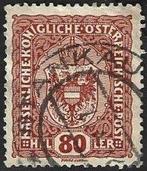 1 Postzegel Wapenschild Oostenrijk 1916, Enlèvement ou Envoi, Affranchi