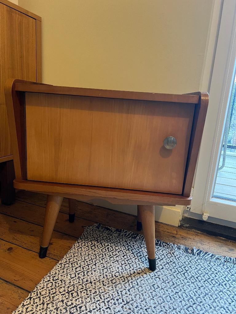 vintage nachtkastje, jaren 60/70, Ophalen, Gebruikt, 45 tot 65 cm, Minder dan 55 cm