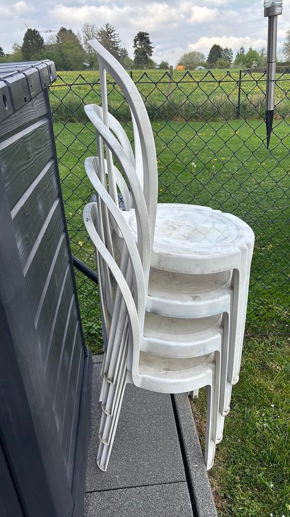 Chaise jardin, Ophalen, Gebruikt, Plastic
