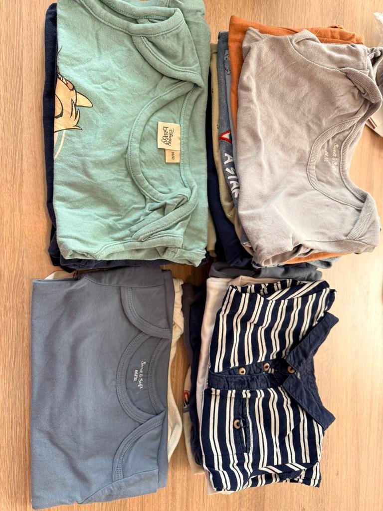 Pakket rompers maat 86/92, Kinderen en Baby's, Babykleding | Baby-kledingpakketten, Ophalen, Zo goed als nieuw, Maat 86