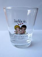 verre liefde is ... toasten op elkaars geluk de Kim de 1985, Ophalen of Verzenden, Zo goed als nieuw, Frisdrankglas