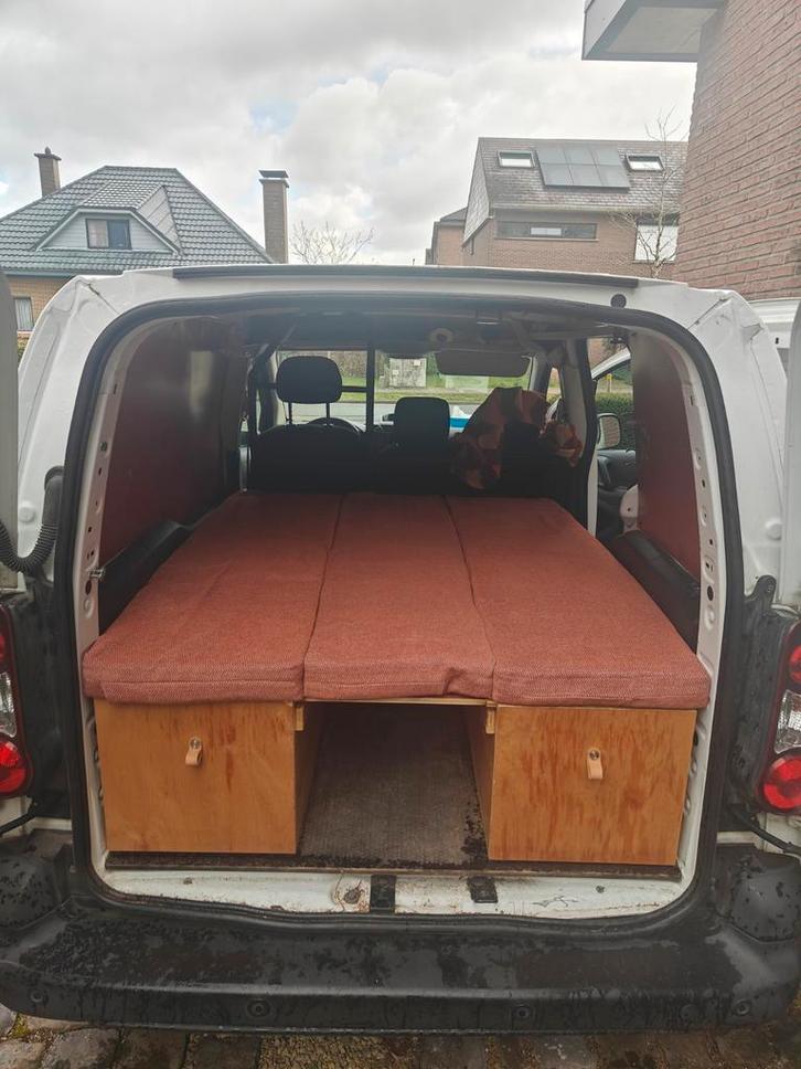Mini camper houten bed, Autos : Pièces & Accessoires, Carrosserie & Tôlerie, Mini, Peugeot, Enlèvement