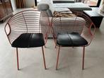 2 koperen stoelen, Huis en Inrichting, Stoelen, Ophalen, Twee, Overige kleuren, Zo goed als nieuw