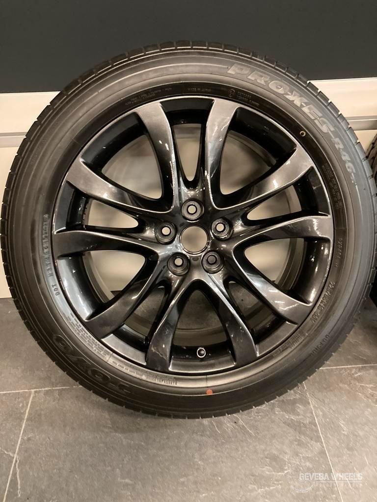 19'' originele Mazda CX5 CX-5 velgen + banden 5x114.3 9965 0, Pneus et Jantes, Véhicule de tourisme, Pneus été, -