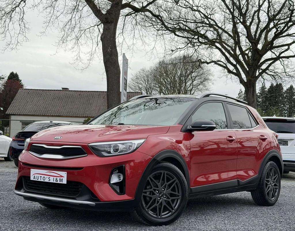 Kia Stonic 1.0i Benzine Automaat 2021 Navi Carplay Camera Ai, Autos, Kia, Rouge, Achat, 998 cm³, Entreprise