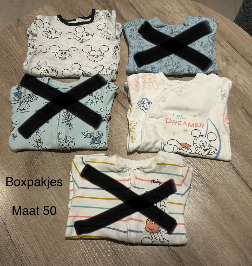 2 Disney boxpakjes (maat 50), Enlèvement ou Envoi, Comme neuf, Taille 50
