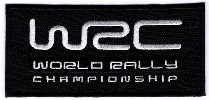 WRC World Rally Championship stoffen opstrijk patch embleem, Verzamelen, Automerken, Motoren en Formule 1, Nieuw, Verzenden