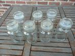 glazen voorraadpotten met luchtdichte afsluiting, Enlèvement, Neuf