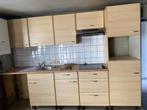 Cuisine en hêtre - Disponible immédiatement, Enlèvement, Utilisé, Bois, Cuisine à paroi simple