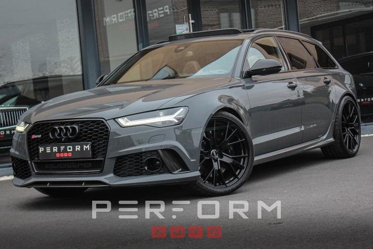 AUDI RS6 *EXCLUSIVE*LICHTE VRACHT*MILTEK UITLAAT* + 1J GRNT, Auto's, Audi, Bedrijf, Te koop, RS6, 360° camera, ABS, Achteruitrijcamera
