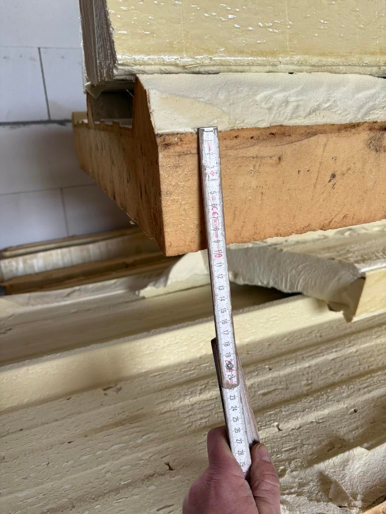 Pur platen, Doe-het-zelf en Bouw, Ophalen, Gebruikt, Hardschuim (Pir), 15 m² of meer