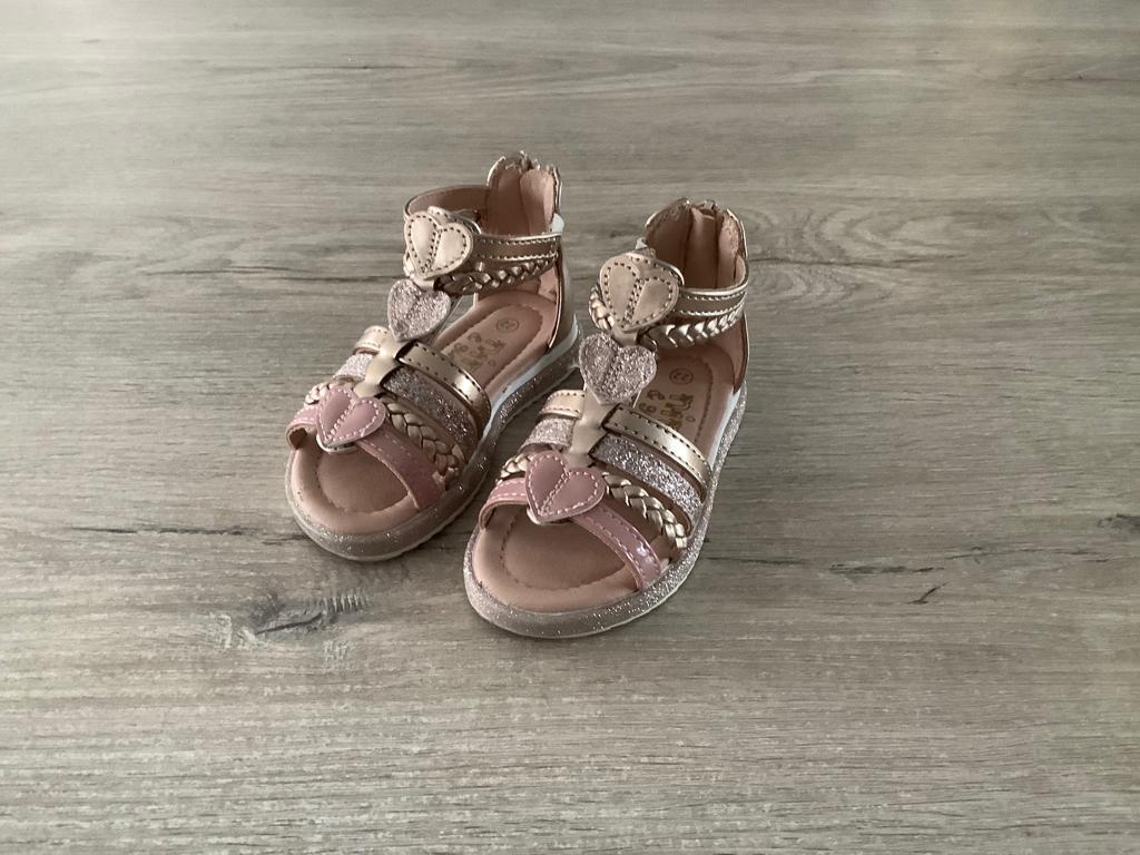 Meisjes baby sandaaltjes (Maat 22), Meisje, Overige typen, Ophalen of Verzenden, Zo goed als nieuw