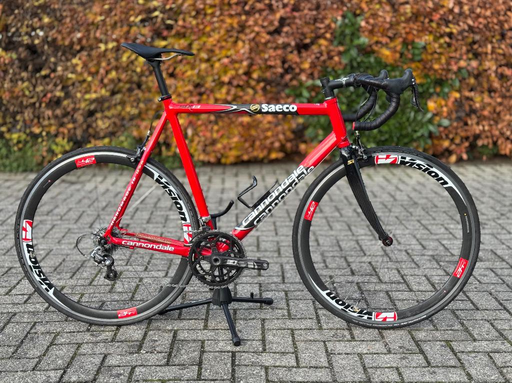 Vélo De Course Cannondale SIX 13 - Carbone/Alu - Taille 56 - Blanc - Très Bon État